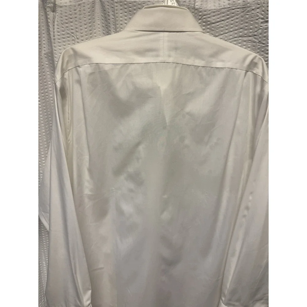 Polo Ralph Lauren Mens Classic Fit 16 1/2 32/33 Core Replen ll White Long Sleeve